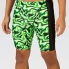 Uomo Dolfin Costumi Da Competizione | Costume Da Bagno Jammer Surge Green Spliced Da Uomo Xtrasleek