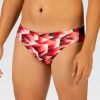 Uomo Dolfin Costumi Da Competizione | Costume Da Bagno Da Uomo Reliance Molten Red Stampato