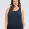 Donna Dolfin Interi | Tuta Da Donna Aquashape Conservative Lap: Blu Scuro