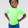 Bambini Dolfin Piccolo Dolfin | Rash Guard Unisex A Maniche Corte In Tinta Unita Little Dolfin