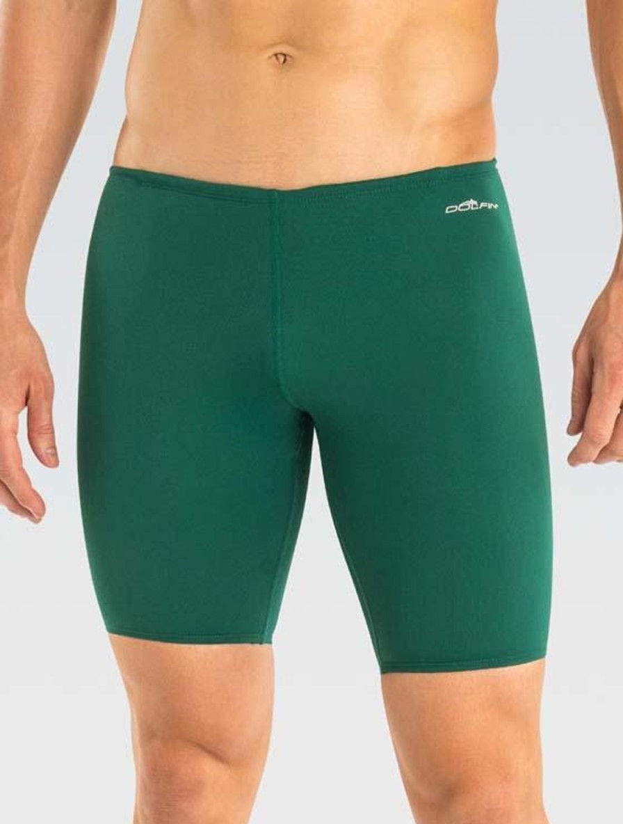 Uomo Dolfin Costumi Da Competizione | Jammer Da Uomo Team Xtrasleek Spandex Tinta Unita Verde