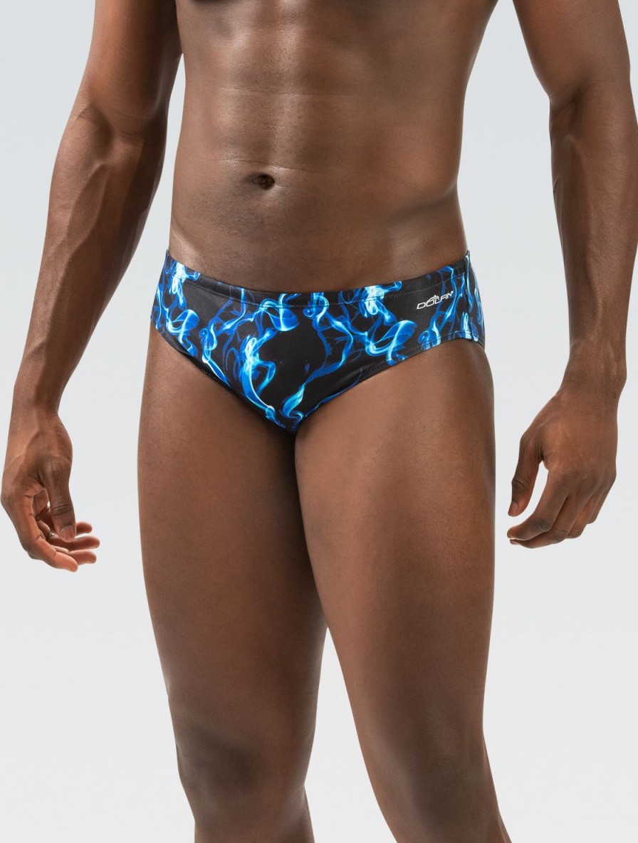 Uomo Dolfin Racing | Costume Da Bagno Da Corsa Da Uomo Stampato All Over Vapor Blue Reliance