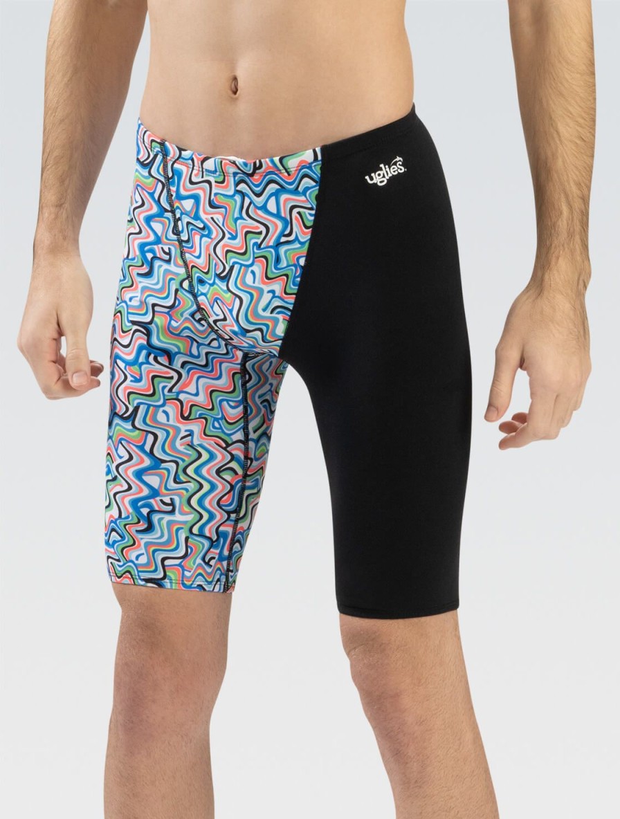 Uomo Dolfin Tute Da Allenamento | Costume Da Bagno Uomo Uglies Jammer: Zig Zag