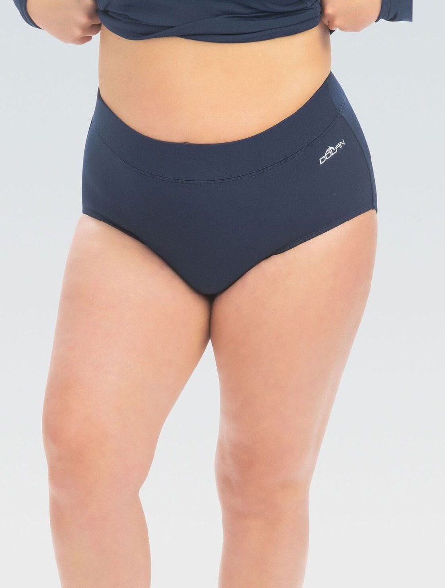 Donna Dolfin Separati | Slip Conservatore Aquashape Navy Da Donna