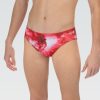 Uomo Dolfin Costumi Da Competizione | Costume Da Bagno Da Uomo Reliance Cyclone Red All-Over Racer