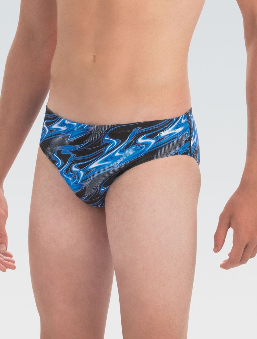 Uomo Dolfin Costumi Da Competizione | Giacca Da Corsa Integrale Reliance Inferno Blue Da Uomo