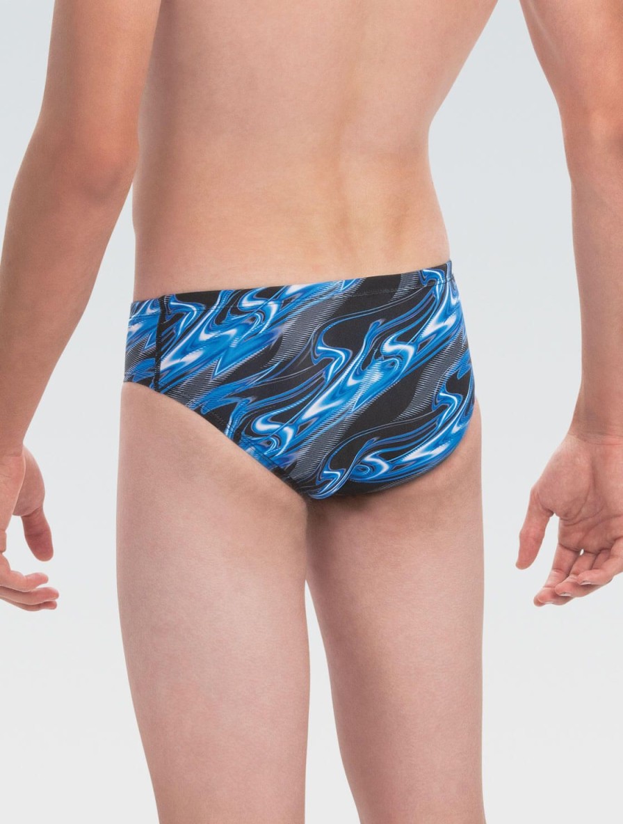 Uomo Dolfin Costumi Da Competizione | Giacca Da Corsa Integrale Reliance Inferno Blue Da Uomo