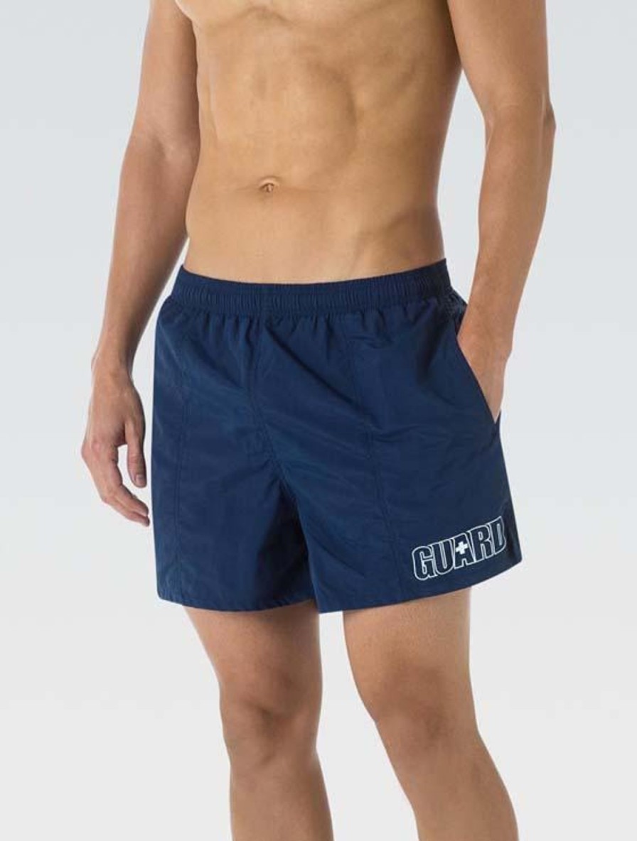 Uomo Dolfin Guardia | Pantaloncini Da Acqua Da 5 Pollici Guard Solid Navy Da Uomo