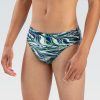 Uomo Dolfin Costumi Da Competizione | Costume Da Bagno Da Uomo Reliance Jet Stream Blu E Verde All-Over