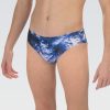 Uomo Dolfin Costumi Da Competizione | Costume Da Bagno Da Uomo Reliance Cyclone Blue All-Over Racer