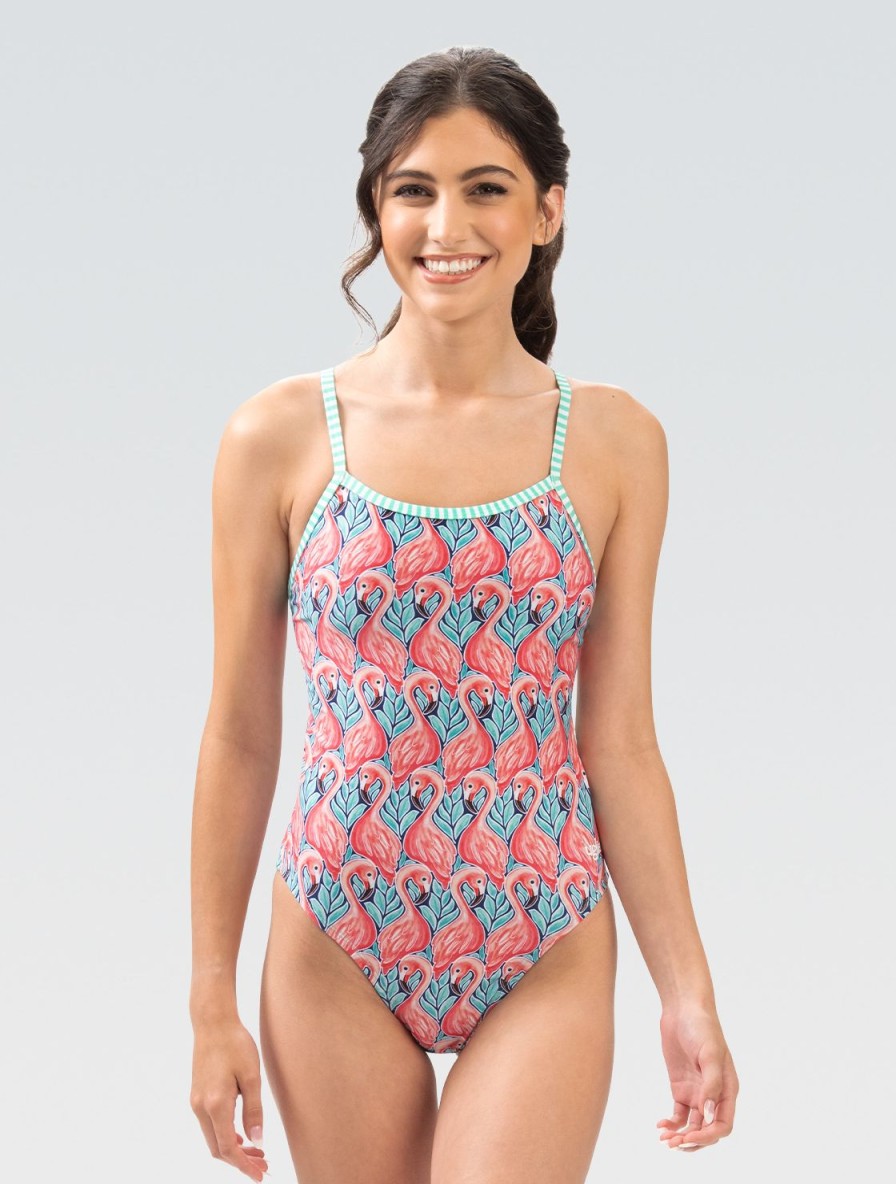 Donna Dolfin Interi | Costume Intero Da Donna Uglies Flamingo String Back