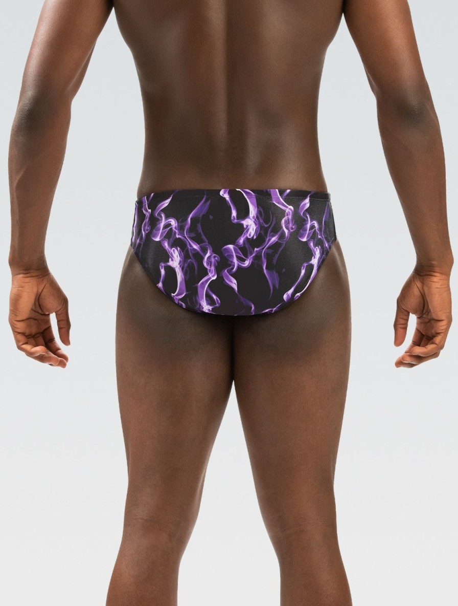 Uomo Dolfin Costumi Da Competizione | Costume Da Bagno Da Uomo Reliance All Over Vapor Purple Stampato